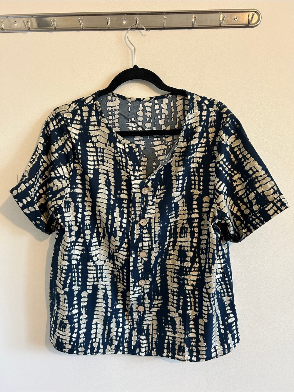Button Down Blouse - L
